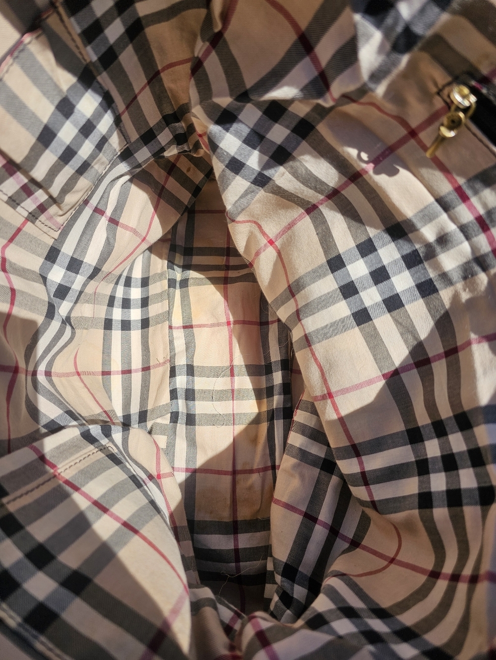 Burberry London Orange Leather Tote Bag - Picture 13 of 13